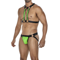 CUT4MEN Harnais 4Way Noir-Vert